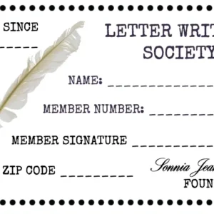 Letter Writers Society Lifetime Membership